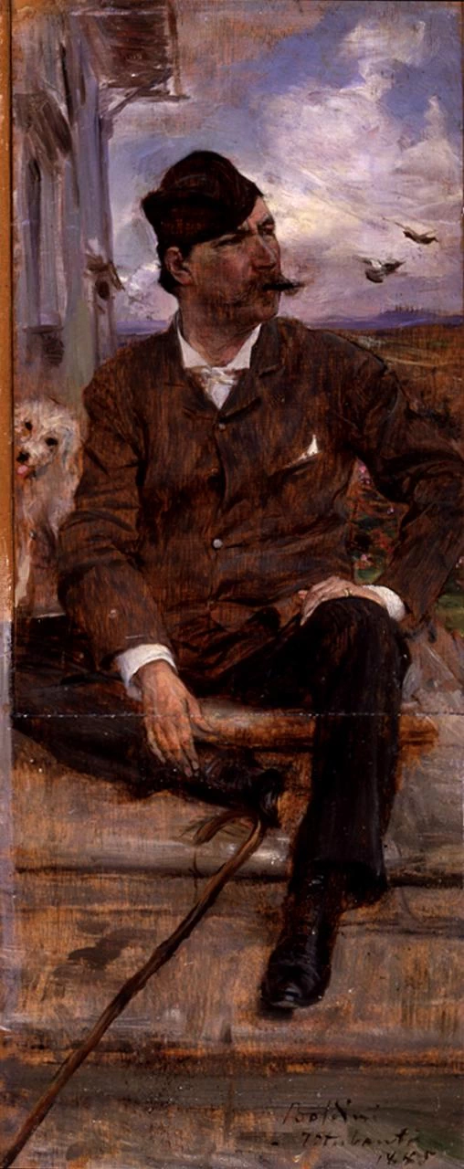 Ritratto del pittore Cristiano Banti - Palazzo Pitti, Firenze
